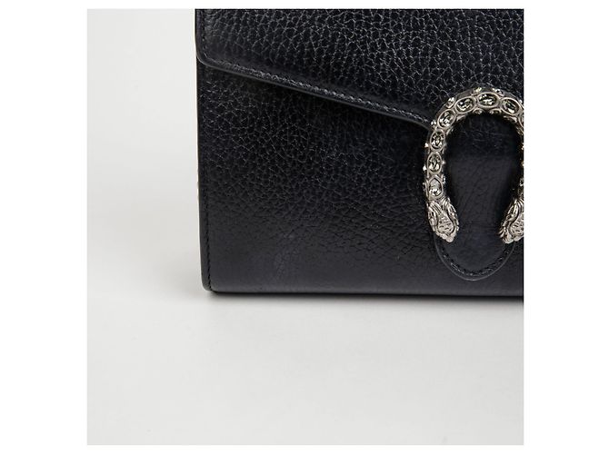 Gucci Borsa a tracolla Dionysus con catena Nero - vista 2