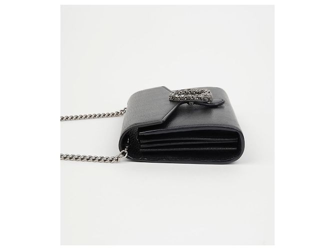 Gucci Borsa a tracolla Dionysus con catena Nero - vista 5