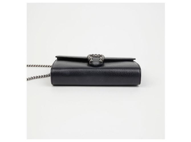 Gucci Borsa a tracolla Dionysus con catena Nero - vista 6