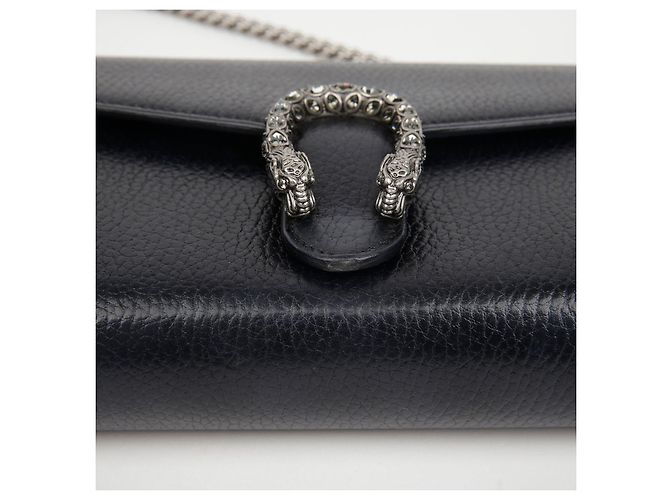 Gucci Borsa a tracolla Dionysus con catena Nero - vista 7