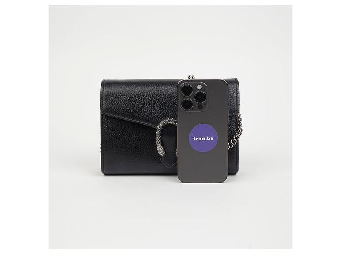 Gucci Borsa a tracolla Dionysus con catena Nero - vista 8