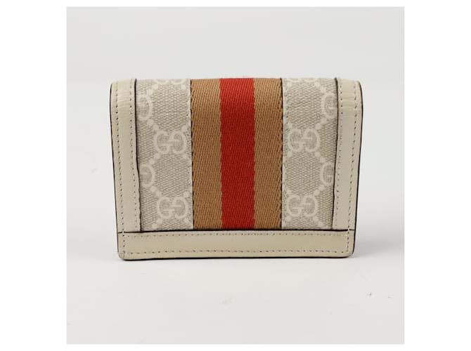 Gucci Tarjetero Ophidia Blanco - vista 3