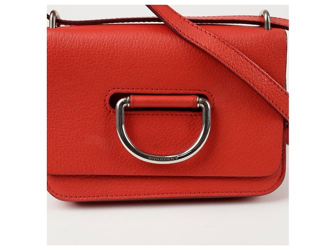 Burberry Borsa a spalla incrociata mini D-Ring Rosso - vista 2