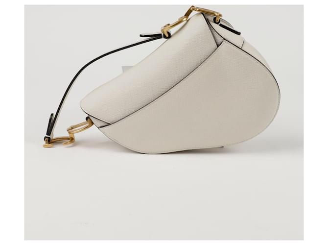 Saddle Dior Mini Satteltasche Weiß - Ansicht 3