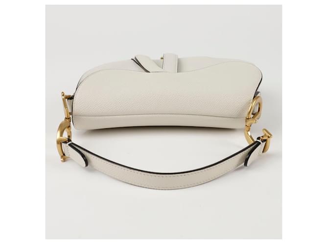 Saddle Dior Mini Satteltasche Weiß - Ansicht 4