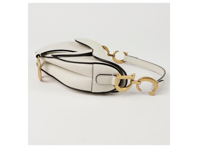 Saddle Dior Mini Satteltasche Weiß - Ansicht 5