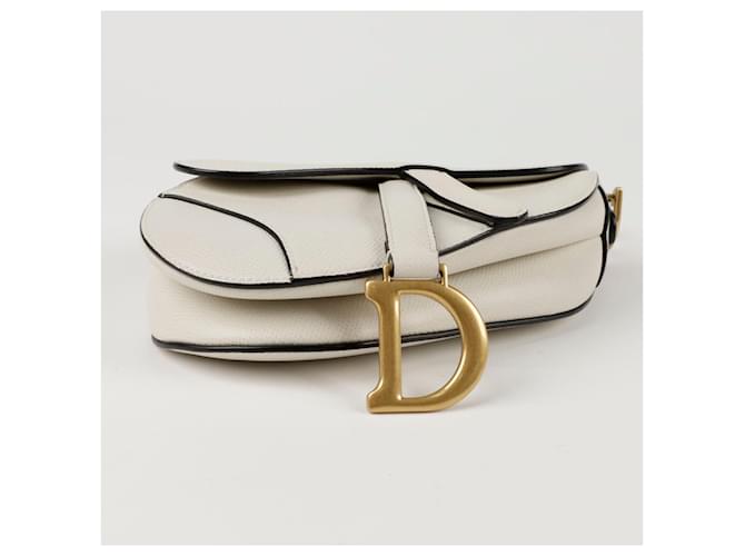 Saddle Dior Mini Satteltasche Weiß - Ansicht 6