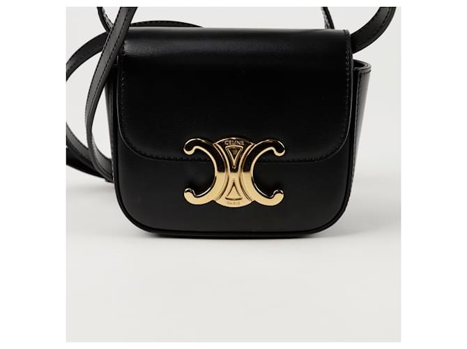 Céline Borsa a spalla Claude Mini Nero - vista 2