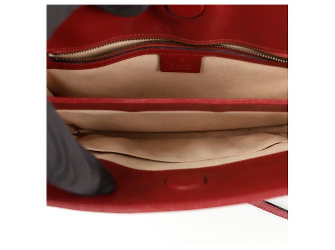 Gucci Borsa a spalla GG Marmont con catena Nero - vista 12