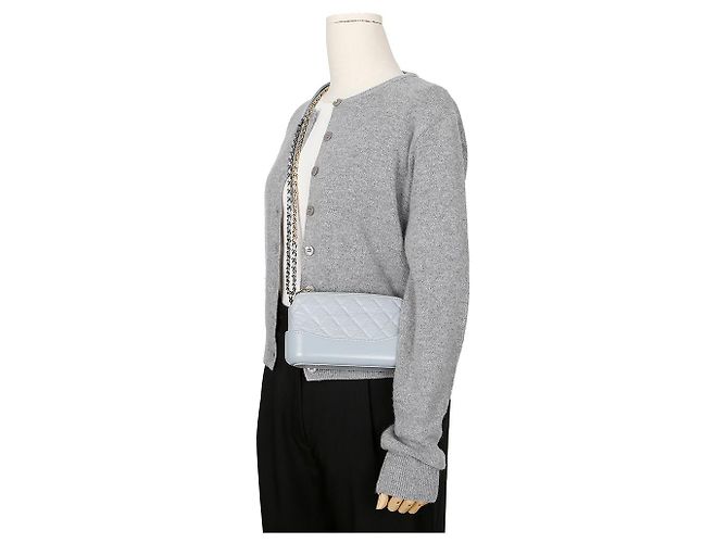 Chanel Bolsa transversal de corrente Gabrielle Mini Azul - vista 11