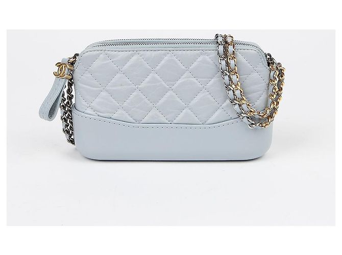 Chanel Bolsa transversal de corrente Gabrielle Mini Azul - vista 2