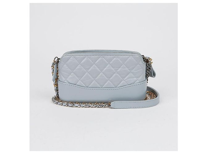 Chanel Bolsa transversal de corrente Gabrielle Mini Azul - vista 4