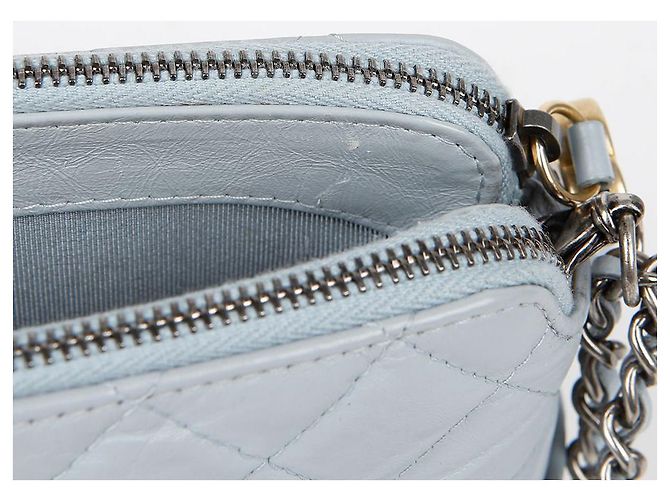 Chanel Bolsa transversal de corrente Gabrielle Mini Azul - vista 9