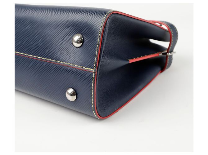 Louis Vuitton Borsa a Spalla Twist Tote Blu - vista 12