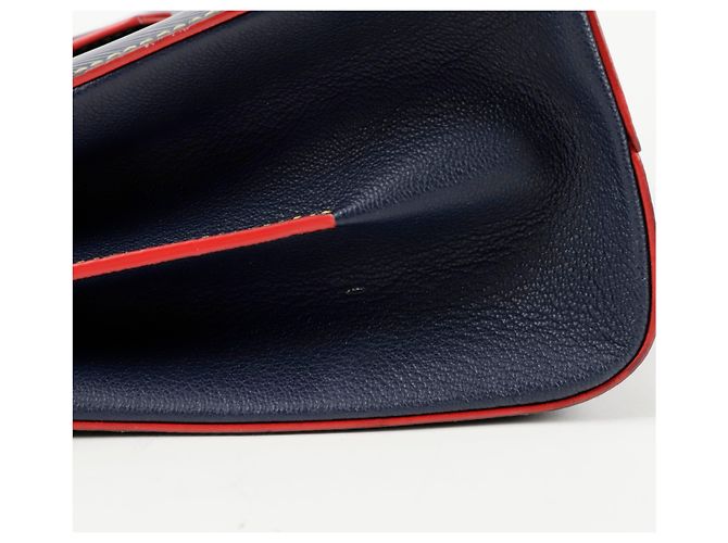 Louis Vuitton Borsa a Spalla Twist Tote Blu - vista 9
