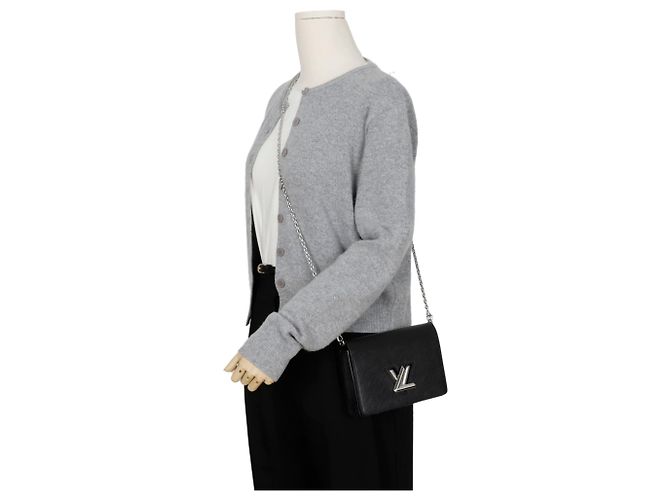 Louis Vuitton Portafoglio con catena e cintura Twist Nero - vista 11