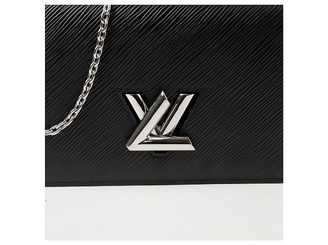 Louis Vuitton Portafoglio con catena e cintura Twist Nero - vista 2