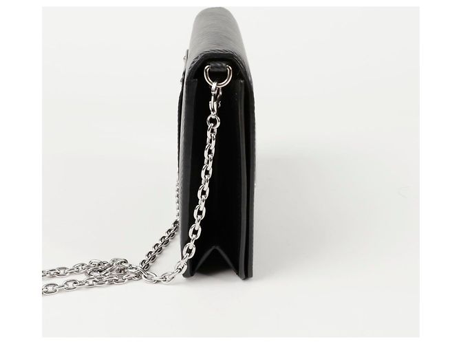 Louis Vuitton Portafoglio con catena e cintura Twist Nero - vista 5