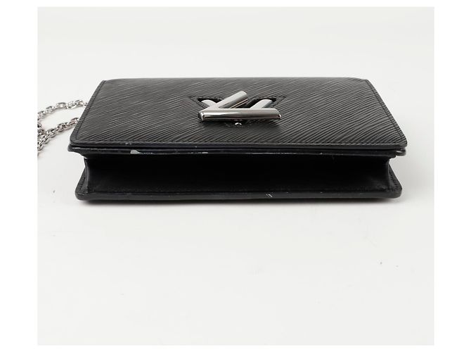 Louis Vuitton Portafoglio con catena e cintura Twist Nero - vista 6