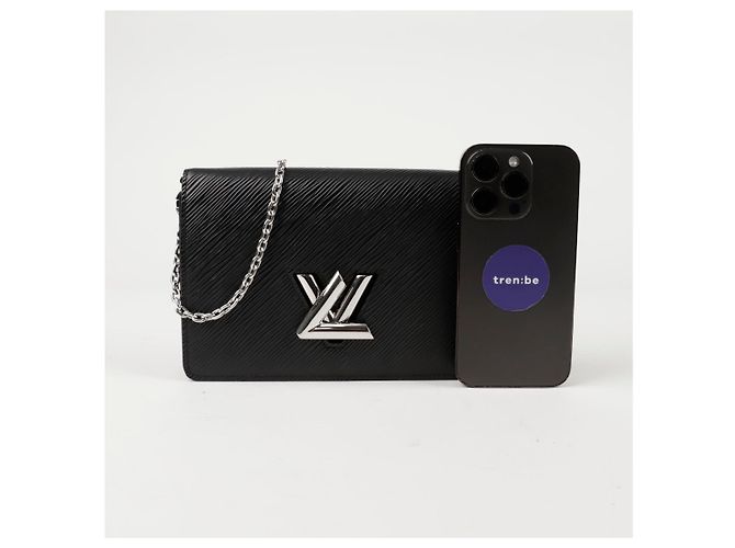 Louis Vuitton Portafoglio con catena e cintura Twist Nero - vista 8