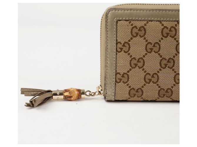 Bamboo Gucci Cartera larga con borlas de bambú Castaño - vista 2