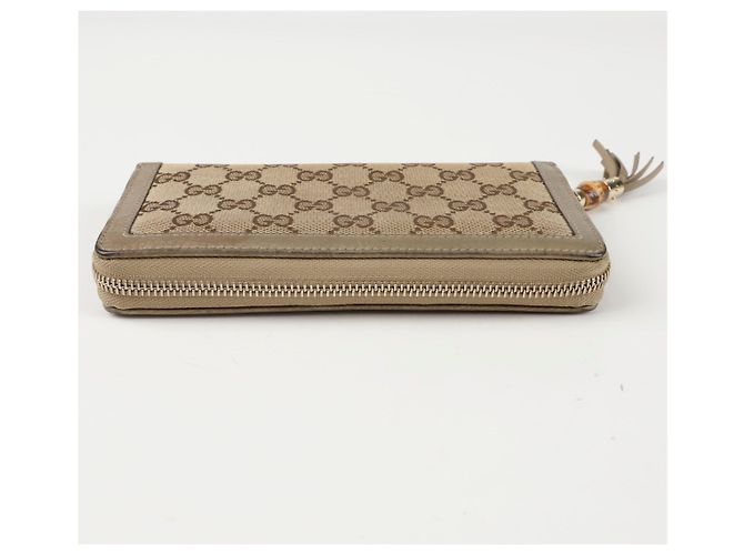 Bamboo Gucci Cartera larga con borlas de bambú Castaño - vista 5