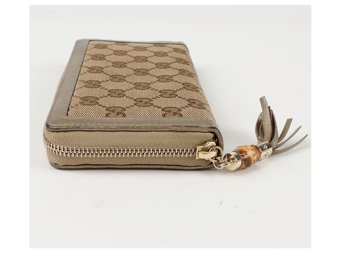 Bamboo Gucci Cartera larga con borlas de bambú Castaño - vista 7