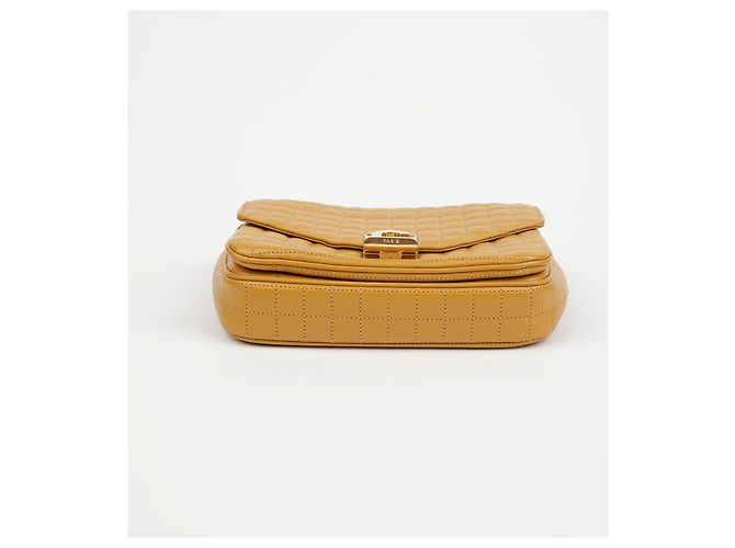 Céline Borsa a spalla piccola con catena Giallo - vista 6