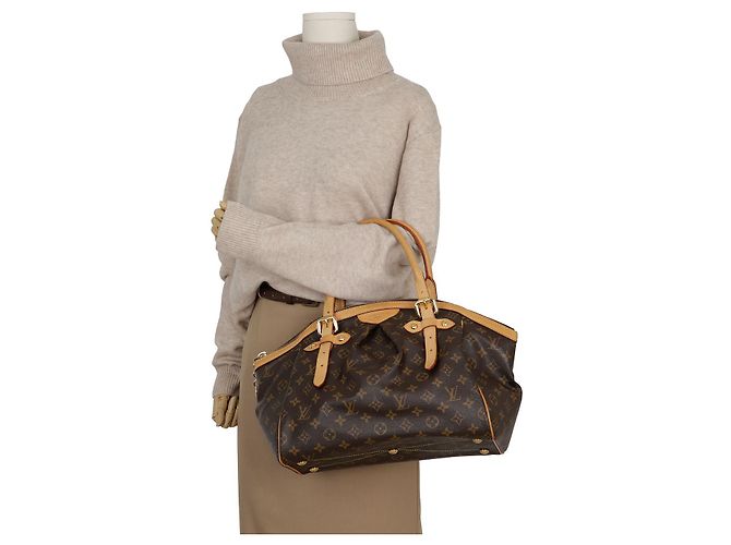 Louis Vuitton Borsa Tote GM Tivoli Marrone - vista 16