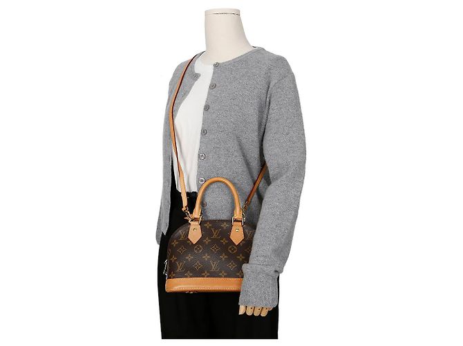 Louis Vuitton Borsa a Spalla Alma BB Marrone - vista 16