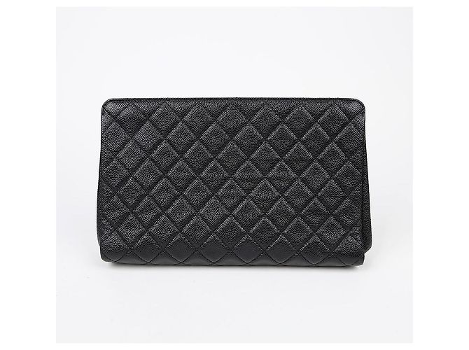 Timeless Chanel Clutch logo CC senza tempo Nero - vista 4