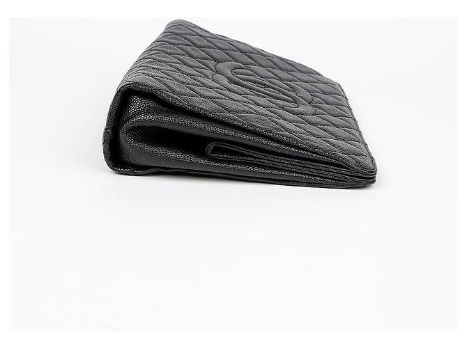 Timeless Chanel Clutch logo CC senza tempo Nero - vista 5