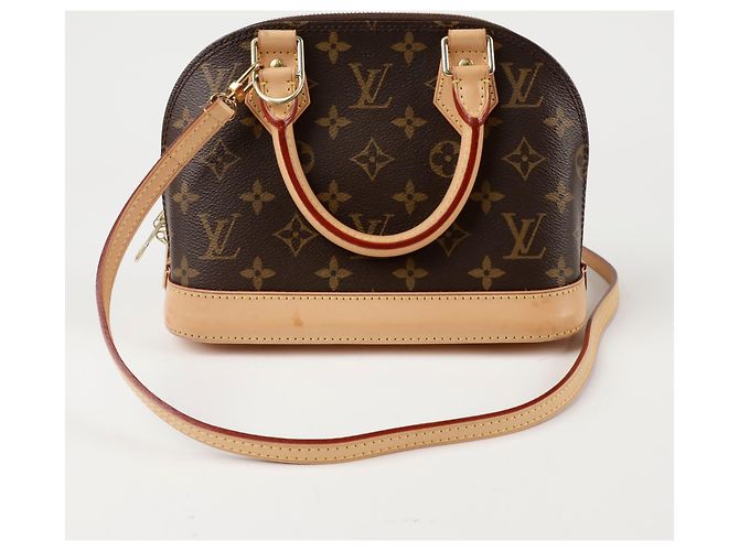 Louis Vuitton Borsa a Spalla Alma BB Marrone - vista 5