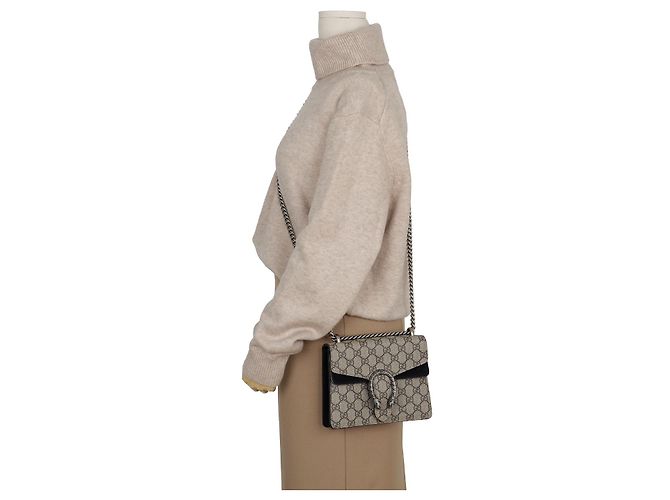 Gucci Borsa a tracolla mini catena Dionysus Marrone - vista 13