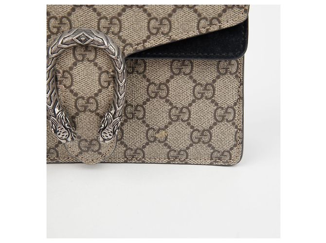 Gucci Borsa a tracolla mini catena Dionysus Marrone - vista 3