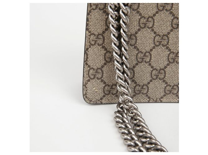 Gucci Borsa a tracolla mini catena Dionysus Marrone - vista 5