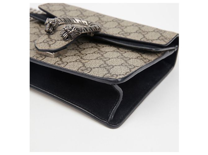 Gucci Borsa a tracolla mini catena Dionysus Marrone - vista 9