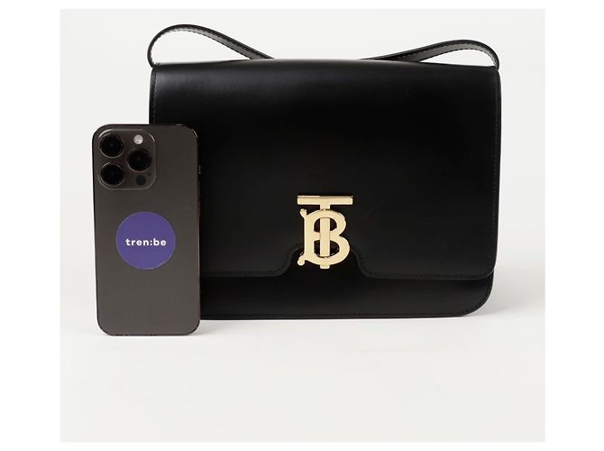 Burberry Borsa a tracolla media TB Nero - vista 14