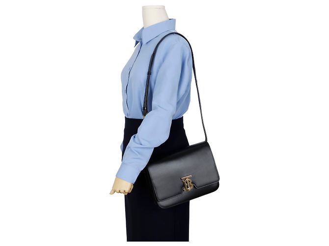 Burberry Borsa a tracolla media TB Nero - vista 20