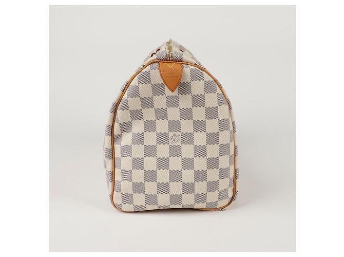 Louis Vuitton Speedy Tote Tasche Weiß - Ansicht 3