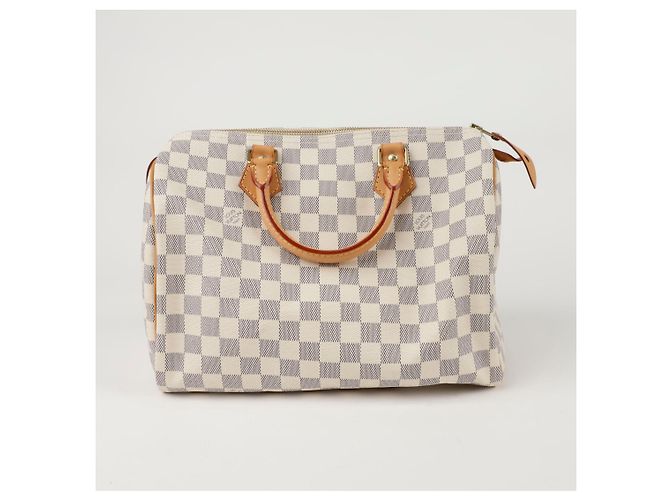Louis Vuitton Speedy Tote Tasche Weiß - Ansicht 4