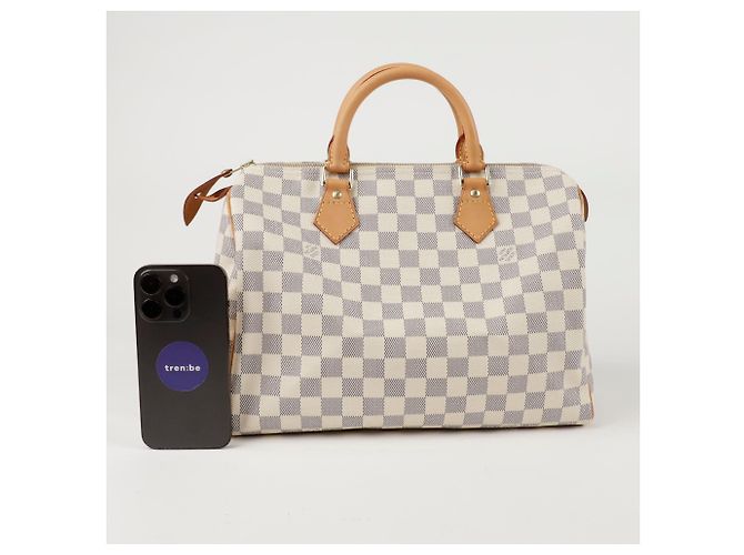 Louis Vuitton Speedy Tote Tasche Weiß - Ansicht 8