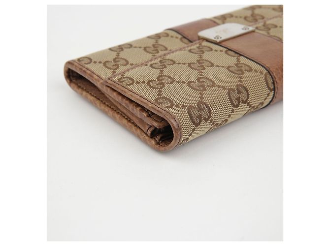 Gucci Cartera larga GG Flap Castaño - vista 9