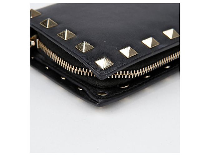 Valentino Cartera Rockstud Negro - vista 8