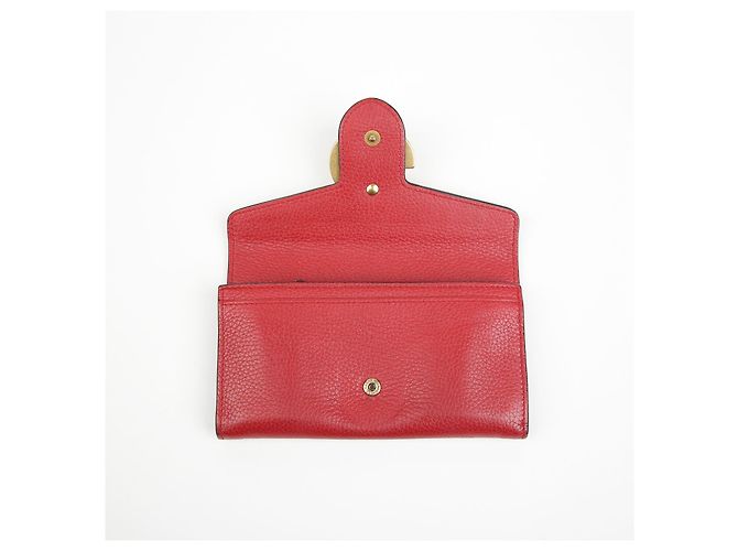 Gucci Cartera Larga GG Marmont Roja - vista 11