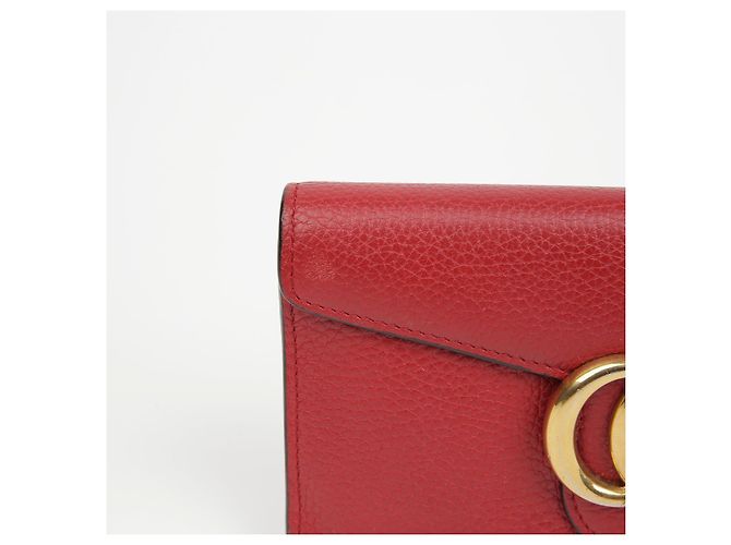 Gucci Cartera Larga GG Marmont Roja - vista 3