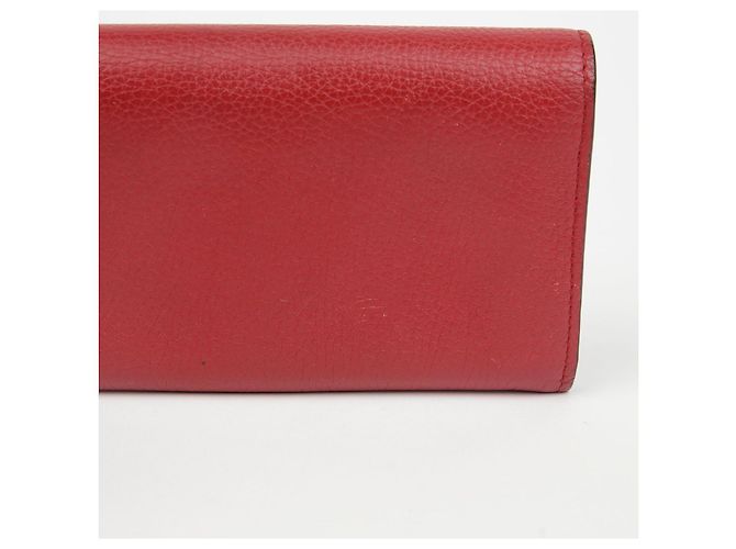 Gucci Cartera Larga GG Marmont Roja - vista 5