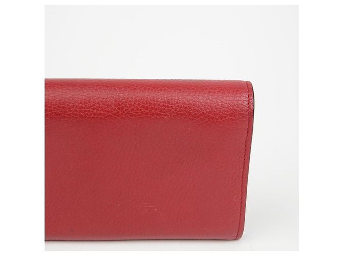 Gucci Cartera Larga GG Marmont Roja - vista 6