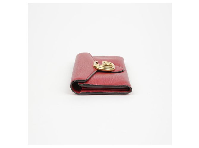 Gucci Cartera Larga GG Marmont Roja - vista 7