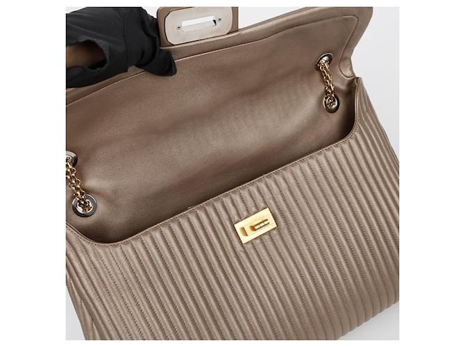 Chanel Borsa a tracolla con catena Marrone - vista 8